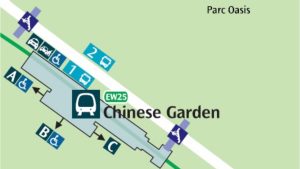 Chinese Gerden mrt map