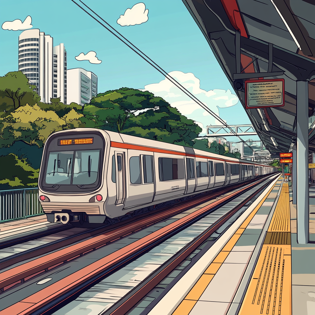 info.huasong Boon Lay in Singapore mrt station cartoon style bd26501e 81f8 4885 aae4 929ed175eabf